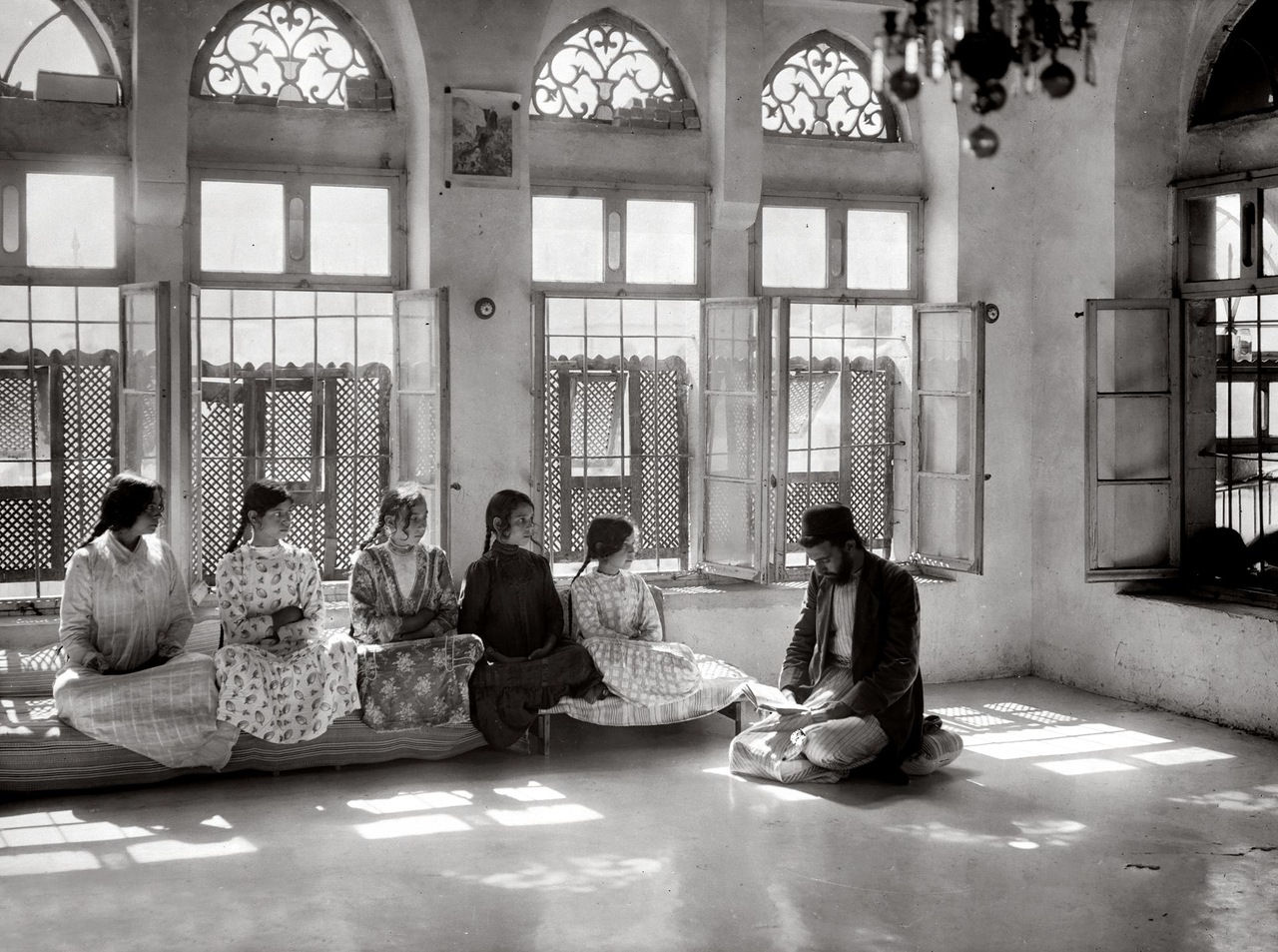 Самаритянская школа. Наблус, Палестина. 1900-1920 гг.